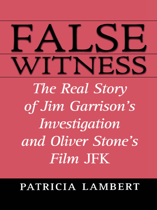 Title details for False Witness by Patricia Lambert - Available